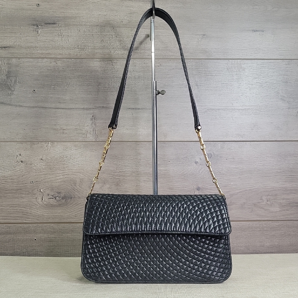 EUC Bally Black Woven Shoulder Bag *Clearance Price Drop!!*